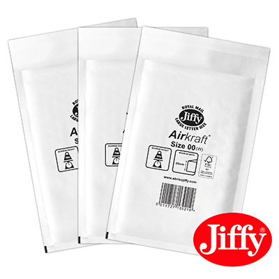 Jiffy Size JL00 (B) Envelopes - 115x195mm